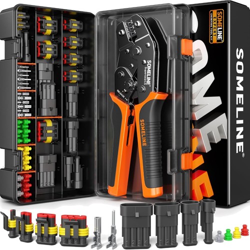 Kfz stecker set crimpzange - stecker,